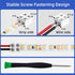 40 PCS 2-Pin 8mm Solderless Led Strip Connectors, Reliable Led Light Strip Connectors Screw Down 8mm Tape to Wire, Easy-to-Install Led Connector, ...