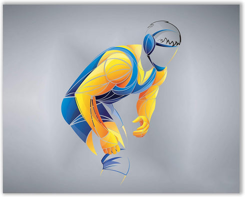 Summit Designs Wrestling Wall Art Set of 3 (8x10) Unframed Prints – Motivational Sports Decor for Boys’ Bedrooms, Game Rooms, and Home Gyms – Wres...