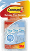 Command 17200CLR Plastic Refill Strips, Assorted Size, Clear...