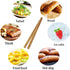 7 Inch Bamboo Kitchen Utensil Tongs, Reusable Bamboo Toast Tongs for Toast, Kimchi, Fruit and Tea, 8 Pcs....