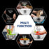 HIC Kitchen Mixing Bowl, Heavyweight 18/8 Stainless Steel, 6-Quart Capacity...