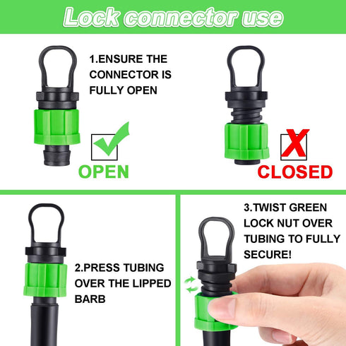 12 Pcs Drip Irrigation Tubing End Cap 1/2 Inch Universal Tubing End Cap Plug Drip Irrigation Coupling Drip Irrigation End Cap Fitting All Brands 1...