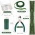 Floral Tape and Floral Wire, Paxcoo Floral Arrangement Kit with Green Floral Tape and Floral Wire, Boutonniere Flower pin, Wire Cutter for Wreath ...