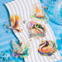Yoksas Holographic Shiny Fantasy Starry Swan Stickers - 60Pcs Waterproof Clear Glitter Aesthetic Scrapbook Stickers for Junk Journals,Planner,Resi...