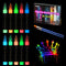 Roizefar Fabric Paint, 10 Colors Glow in the Dark Paint, 3D Permanent Acrylic Textile Paint (20 ml/0.68 oz), Neon Craft Painting Fabric Paint for ...