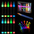 Roizefar Fabric Paint, 10 Colors Glow in the Dark Paint, 3D Permanent Acrylic Textile Paint (20 ml/0.68 oz), Neon Craft Painting Fabric Paint for ...