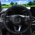 Hanemia Car Steering Wheel Cover, 15 inch Soft Elastic Steering Wheel Protector, Warm in Winter and Cool in Summer, Car Interior Accessories Prote...