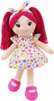 June Garden 18" Snuggle Cuties Sophie - Soft Cuddly Plush Doll Gift for Girls - Huggable Rag Doll - Pink L...