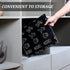 2 Pcs 3 Sided Splatter Guard Foldable Grease Splatter Screen for Frying Pan Aluminum Foil Splash Guard for Stove Top Oil Splash Insulation Block B...