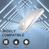 Rechargeable 4 Modes Bluetooth Mouse/Bluetooth 3.0/5.2+USB-2.4G/Type-C,Bluetooth Mouse for MacBook pro/MacBook air/Laptop/iMac/ipad/Notebook/pc (S...