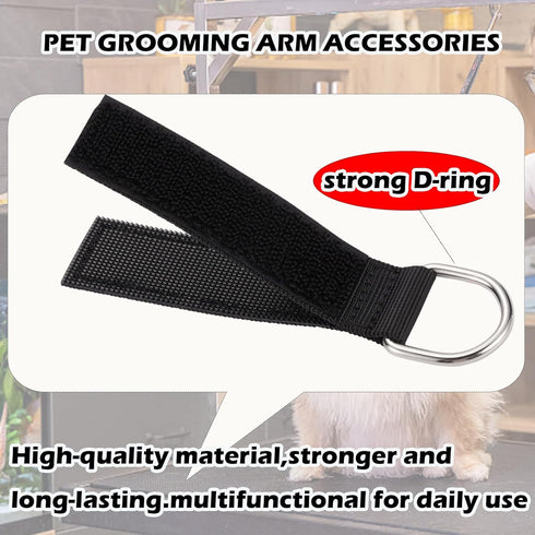 Pet Dog Grooming Arm Accessories Dog Grooming Supplies Dog Bath Extender Pet Dog Grooming Accessories for Grooming Table Grooming Arm (4 PCS)...