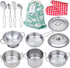Play Pots and Pans Toys for Kids, Kitchen Playset Pretend Play Toys - Pretend Cookware Mini Stainless Steel Cooking Utensils Development Toys for ...