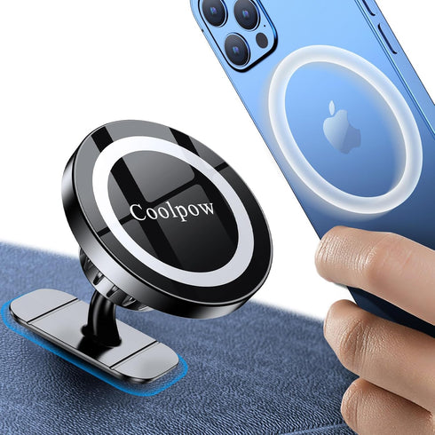 for iPhone MagSafe Car Mount Dashboard?Stronger Magnets? Magnetic Phone Holder for Car Dash?Hands Free ? Magsafe car Holder for Car Fit iPhone 15 ...