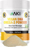 AKI Omega 3 DHA Micro Algae Powder Supplements - Plant-Based Keto Vitamin for Inflammation - Alternative to Fish or Krill Oil | Vegan & GMO-Free (...