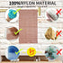 African Exfoliating Net, 4 Pieces African Net Sponge, Nylon African Bath Sponge Net, African Net Long Net Bath Sponge Shower Body Scrubber(Light b...