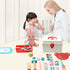 Doctor Kit for Kids - 17 Pcs Wood Medical Pretend Play Toys with Storage Box, Stethoscope and Other Accessories for Fun Role Playing Game Party Gi...