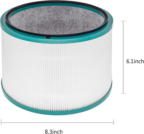 Replacement Filter, for Dyson Pure Hot + Cool Link HP02 HEPA Air Purifier, Dyson Pure Cool Link Desk Purifier, Part no. 968125-03...
