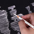 qianshan 2 Pcs Black White Color Charcoal Pencils, Professional Hight Quality Sketch Highlight Charcoal Wooden Pencils for Artist Drawing, Sketchi...