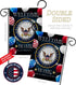 Breeze Decor Welcome Home Navy Garden Flag Armed Forces USN Seabee United State American Military Veteran Retire Official House Decoration Banner ...