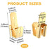 20 Pcs Piggyback Spade Connectors, 3 Way Adapter Dual Male to Single Female Unisulated Brass Quick Electrical Disconnect Connectors Piggyback Term...