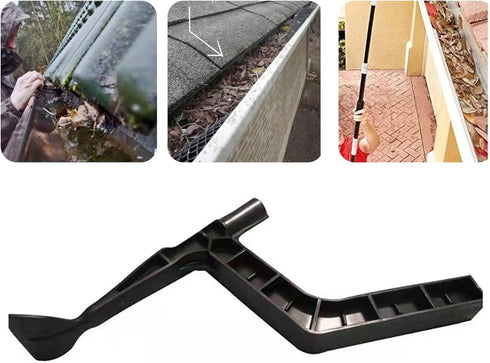 Gutter Sense Gutter Cleaning Tool?Gutter CleaningTools From The Ground?Gutter Cleaning Rake, Gutter Cleaning Spoon,Roof Gutter Cleaning, Shovel Le...