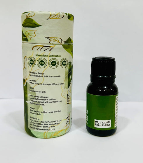 Rose Oil 15 ML (0.51 Fl.OZ) | 100% Pure Natural Undiluted Uncut Therapeutic Grade Rosa Damascena Essential Oil...