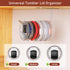 Tumbler Lid Organizer, Lid Organizers Inside Cabinet, Stainless Steel Tumbler Lid Storage Hook, Space Saving Cup Lid Organizer for Yeti Tumbler/St...