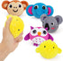 teytoy Mini Sensory Stress Ball for Kids and Adults,5 pcs Plush Stuffed Animals Farm Friends Infant and Toddler Toys Owl, Elephant, Koala, Chicken...