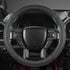GIANT PANDA Car Steering Wheel Cover for Ford - F150 F250 F350 Expedition, (15.5-16 inches - Black+Gray Line)...