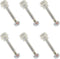 6PK 532188243 Shear Pin Bolts kit Replaces Husqvarna 588077501 532187494 532192090 AYP 188243 192090 179828 Snow Blowers...