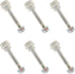 6PK 532188243 Shear Pin Bolts kit Replaces Husqvarna 588077501 532187494 532192090 AYP 188243 192090 179828 Snow Blowers...