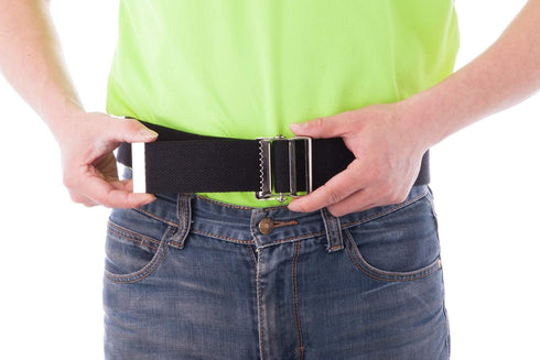 COW&COW Transfer and Gait Belt with Metal Buckle for Caregiver Nurse Physical Therapist 2 inch(Black, 72")...