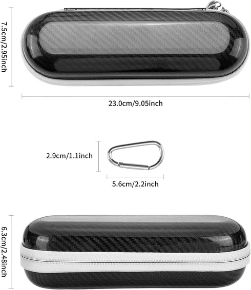 Travel Case for Oral-B/Oral-B Pro 1000 1500 5000 7000 6000 9600 Smartseries/Philips Sonicare ProtectiveClean/iO Series Electric Toothbrush,Hard EV...