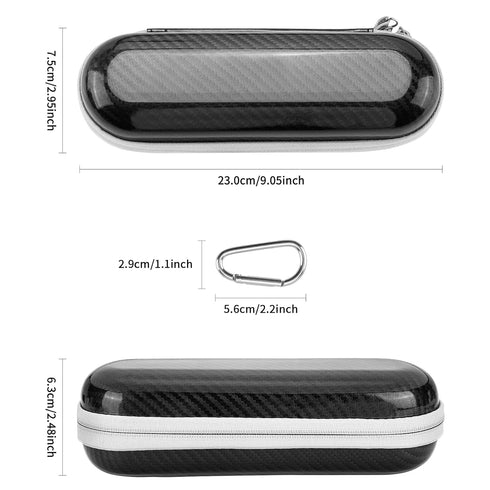 Electric Toothbrush Travel Case for Philips Sonicare & Braun Oral-B/Oral B Pro with Accessories Storage, Protective Hard Cover Portable Storage Ba...