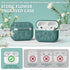 Flower Engraved Case for Airpods Pro 2 Case, Soft Silicone Skin Cover Protective Cases with Cleaner kit and Lanyard Compatible for AirPod Pro 2nd ...