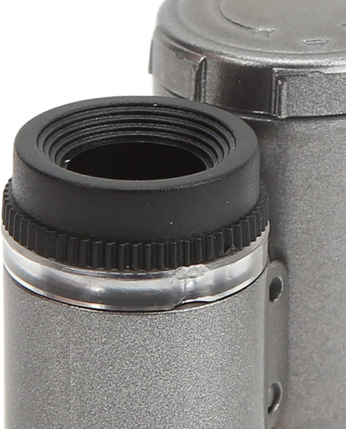 Mini Microscope, 60x Portable Handheld USB Microscope Camera, Telescopic Design, Wide Irradiation Range(9882(RD) Silver)...