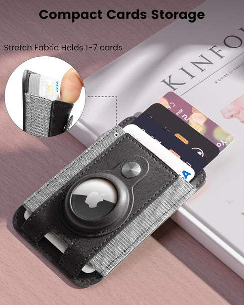 Magnetic Phone Wallet for Apple MagSafe, Card Wallet Holder for iPhone 15 Pro Max/15 Plus/15 Pro/15, 14 Pro Max/14 Plus/14 Pro/14, 13 Pro Max/13 P...