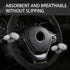 1 PC Car Steering Wheel Cover, 14.9" Suede Nubuck Leather Non-Slip Breathable Hand-Stitched Steering Wheel Protector, Comfortable Grip for All Sea...