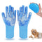 2pcs dog washing gloves and dog bath brush, 2-in-1 pet shower set | Suitable for dogs, cats, bath massage, and pet grooming...