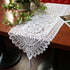 Tinsow 2 Pack Cotton Crochet Lace Rectangular Table Runner Dresser Scarf Doilies (Style A-2)...
