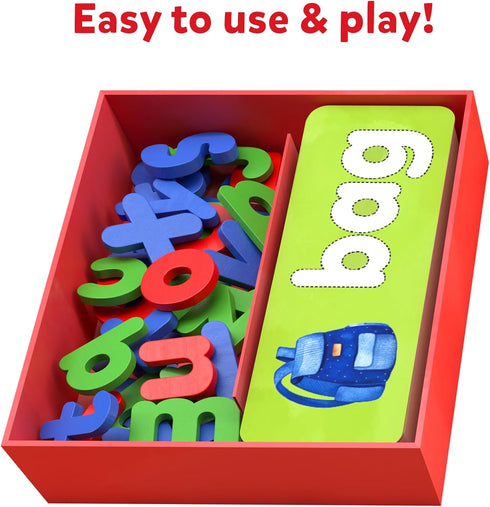 Skillmatics Preschool Learning Activity - Ready to Spell, Stage-Based Learning to Improve Vocabulary & Spelling, Educational Toy, Gifts for Boys &...