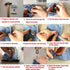 20 Pieces Jeans Button Tack Buttons Snap Fastener Press Studs Metal Replacement Kit with Storage Box, Diameter 17MM(0.67 Inch) (Style 3)...