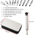 Screwdrivers Kit Repair Tool for Eyeglass/Glasses/Watch/Cellphone/Clock 12-Pieces Eyeglass Repair Tools Kit Precision Mini Screwdriver Set (Travel...