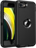 for iPhone SE 2020 Case,Built-in Screen Protector, Shockproof 3-Layer Full Body Protection Rugged Heavy Duty High Impact Hard Cover Case for iPhon...