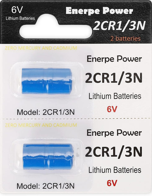 2CR1/3N 6 Volt Replacement Battery for Pet Stop, Dog Guard, Perimeter and Extreme Dog Collars 2-Pack...