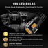 194 LED Bulbs Extremely Bright Amber Yellow 5630 Chipsets 168 2825 175 T10 W5W LED Replacement Bulbs for Car Interior Map Dome Door Courtesy Licen...