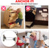 Furniture Anchors for Baby Proofing, 10 Pack Anti Tip Wall Anchor Straps Kit Metal Secure 400 lbs, Protect Kid Pet from Falling Furniture Dresser ...