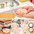 MotBach 60 PCS Nude Round Makeup Sponge, Cosmetic Sponge Round Foam Pad Eye Facial Powder Puff, Beauty Makeup Foundation Powder Blender for Women ...