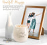 Pavilion Light Your Way Memorial Ceramic Vessel - 100% Soy Wax Candle with "I Have an Angel Watching Over Me From Heaven" Text, Decorative Soy Fil...