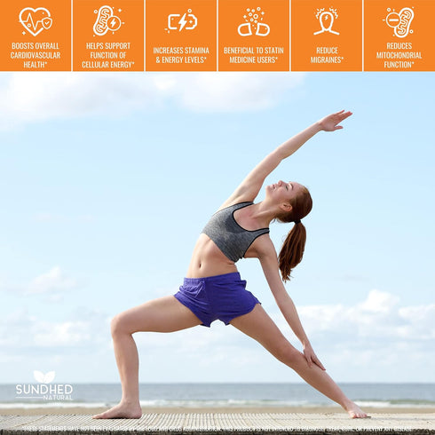 CoQ10 Powerful Antioxidant, Support Wellness Functions, Promotes Energy (Capsules 400mg)...
